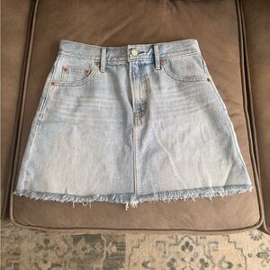 GAP Denim Rhinestone Mini Skirt